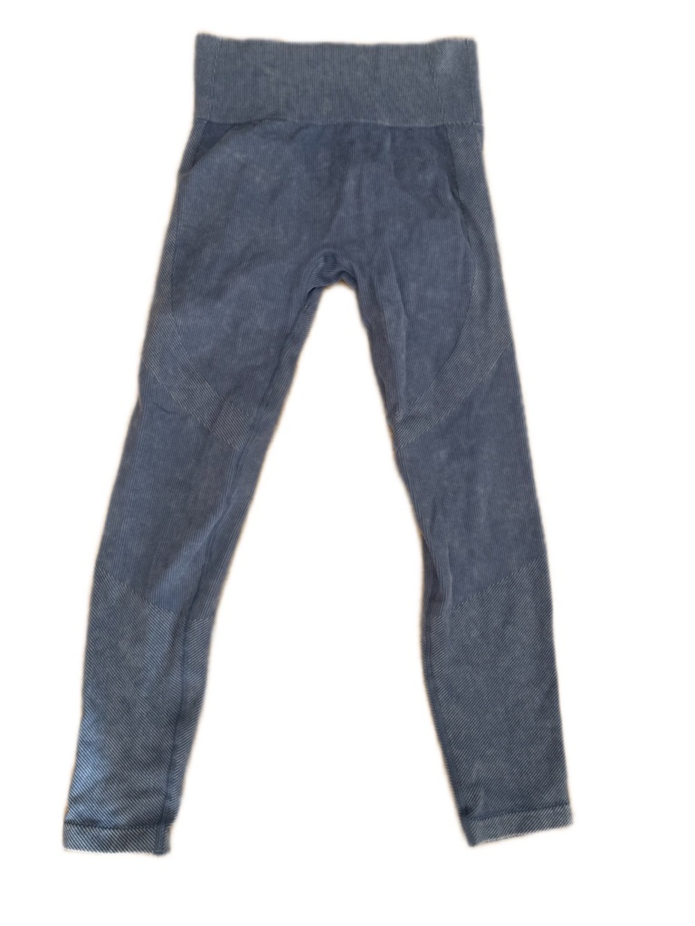 JoyLab Women’s Ribbed High-Waist Leggings - Denim Blue, size medium
